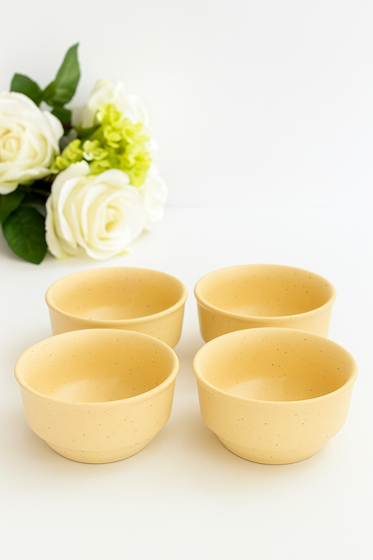 Ceramic Korean Soup Bowls (Set of 4)