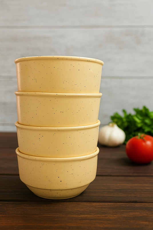 Ceramic Korean Soup Bowls (Set of 4)