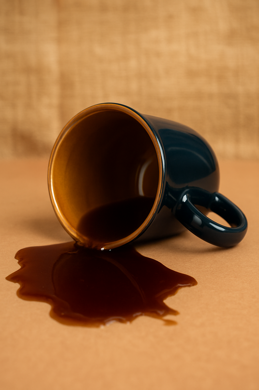 Handcrafted Ceramic Glossy Tea Mugs (Set of 2)