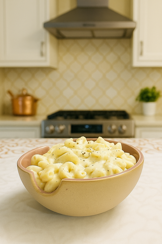 Rough Deep glazed serving bowl