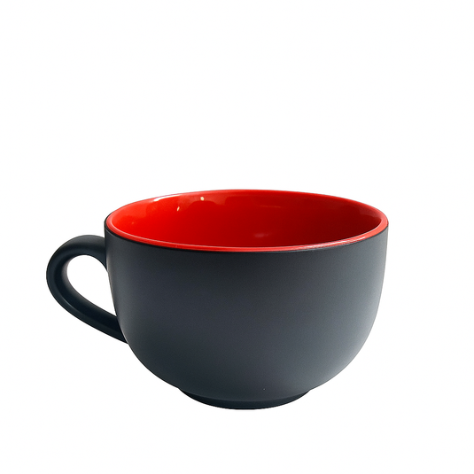 Soup Bowl (Black & Red)
