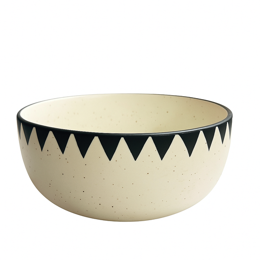 Ceramic Printed Serving Bowls (Set of 4)
