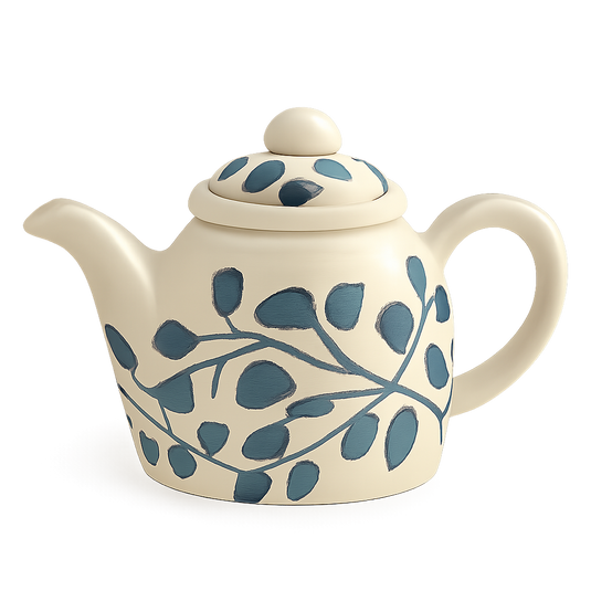 Ceramic Printed Tea Pot/Kettle