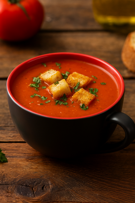 Soup Bowl (Black & Red)